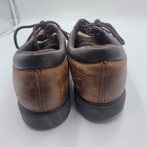 Red Wing SuperSole Mens Brown Leather Moc Toe Steel Toe Work Shoes Vintage Sz 13 main image 7